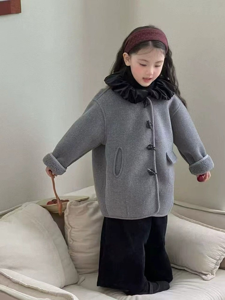 女童外套冬季2025新款洋气大童女孩秋冬加绒加厚呢子儿童毛呢大衣,童装/婴儿装/亲子装,普通外套,淘宝优惠券,粉丝福利购,淘宝优惠卷