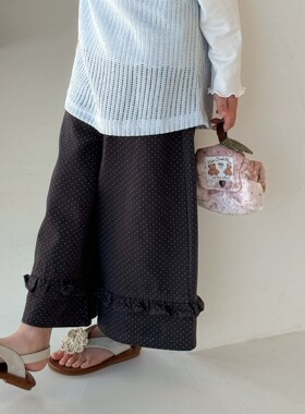 女童裤子春秋款2026新款儿童洋气时髦休闲裤中小童装女孩秋季长裤