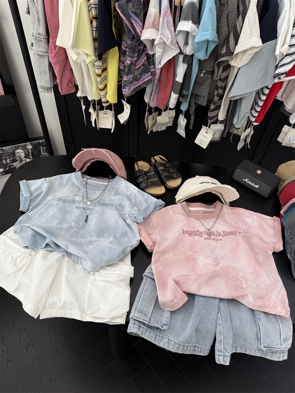 男童短袖T恤2025夏季新款儿童洋气扎染上衣宝宝纯棉半袖体恤