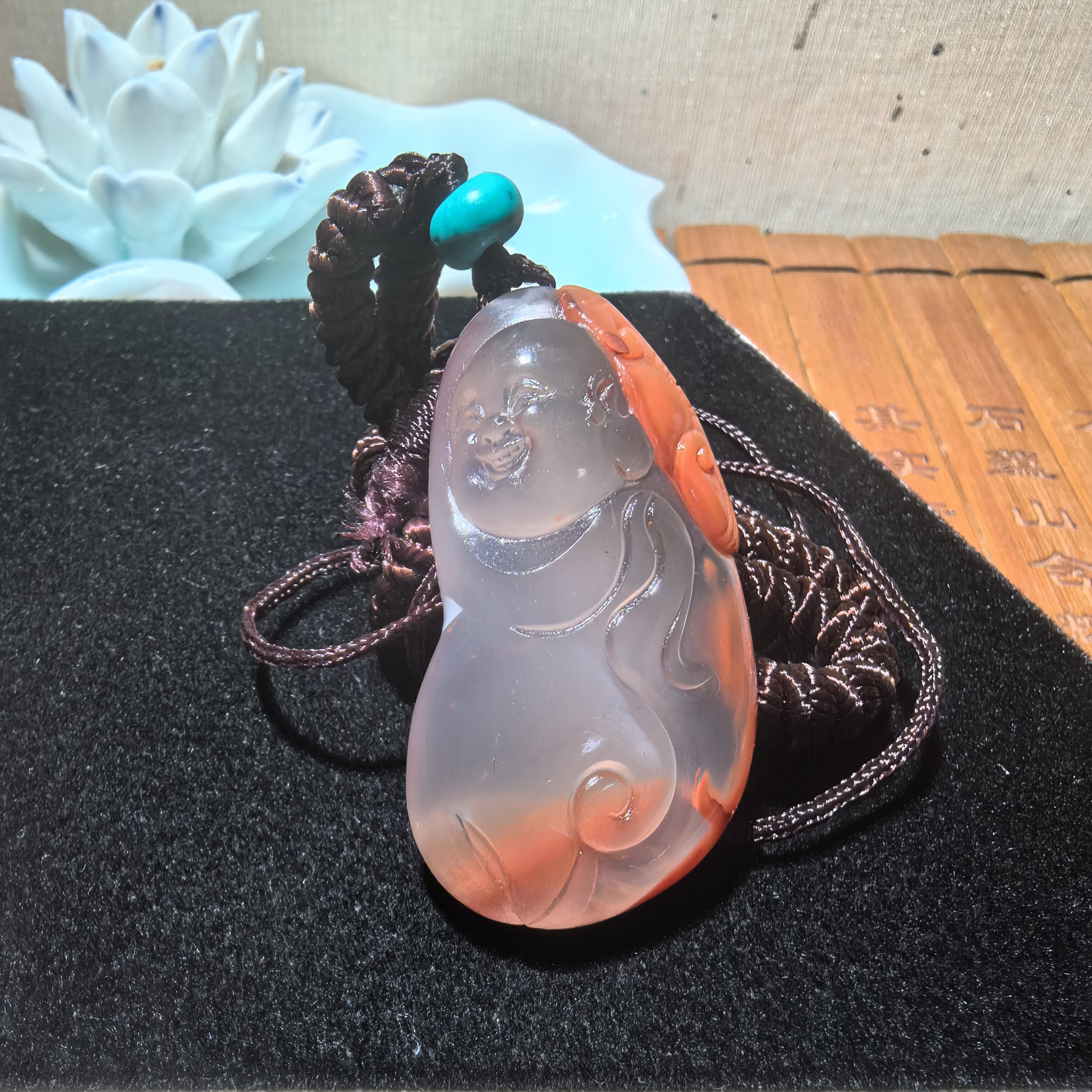 南红玛瑙弥勒佛吊坠南红弥勒佛吊坠南红冰飘料弥勒佛吊坠女款吊坠