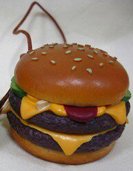 麦当劳汉堡挂件薯条派摆件巨无霸食玩散货汉堡包 日本手办仿真