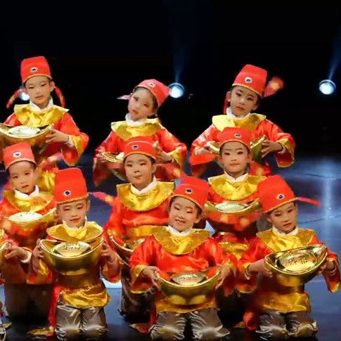 财神驾到儿童幼儿园演出