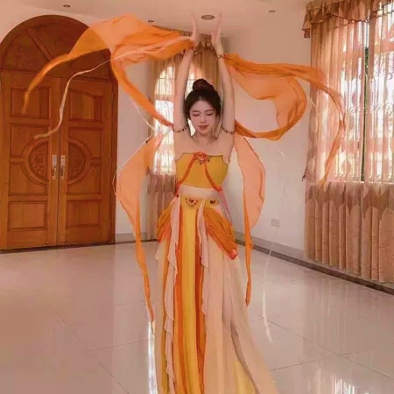 飞天敦煌汉服性感异域风