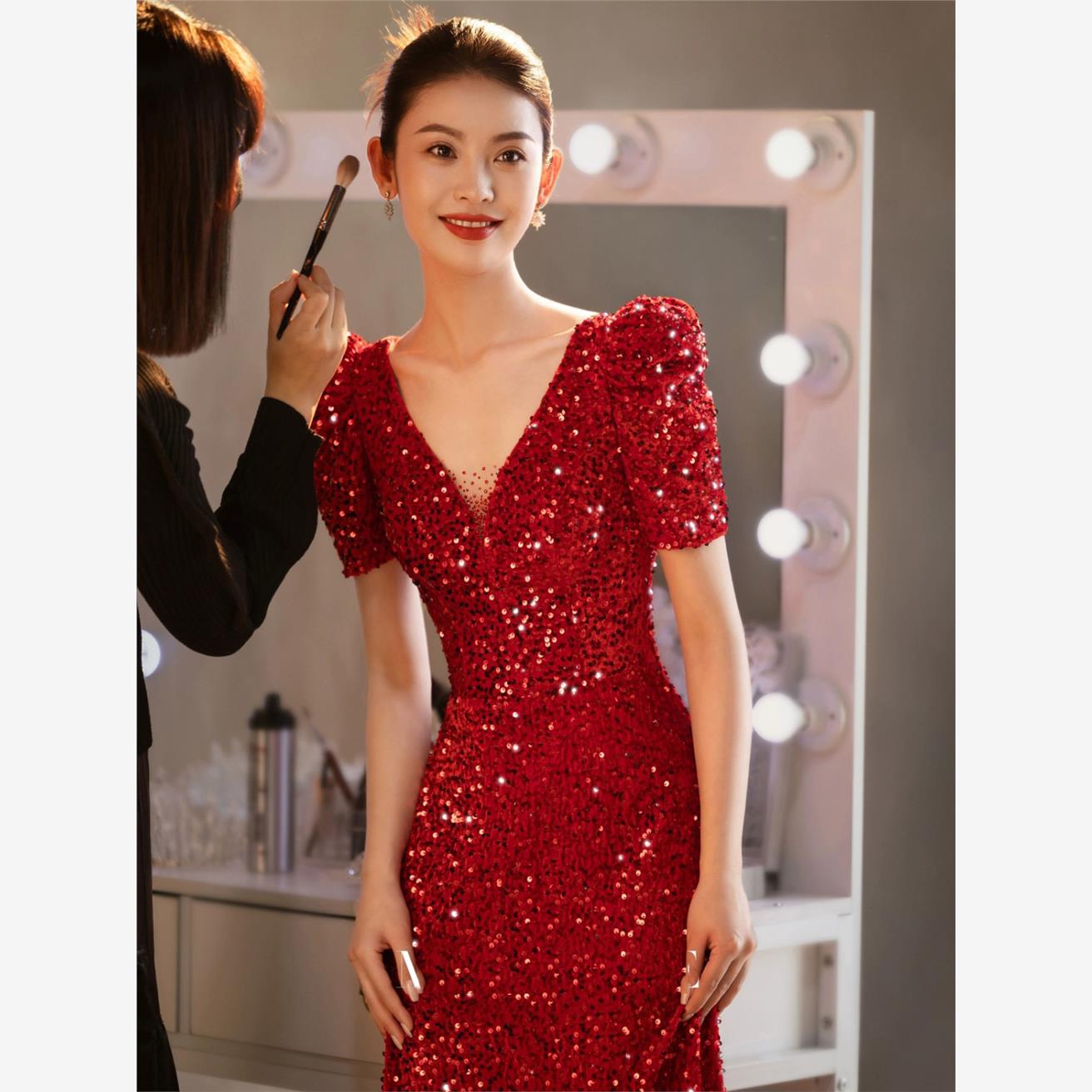 敬酒服2025新款新娘女高