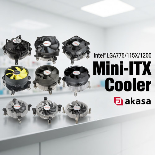 AKASA超薄CPU散热器LGA775/115X