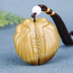 和田玉糖玉知了手把件腰缠万贯玉蝉把件和田玉糖料一鸣惊人玉把件