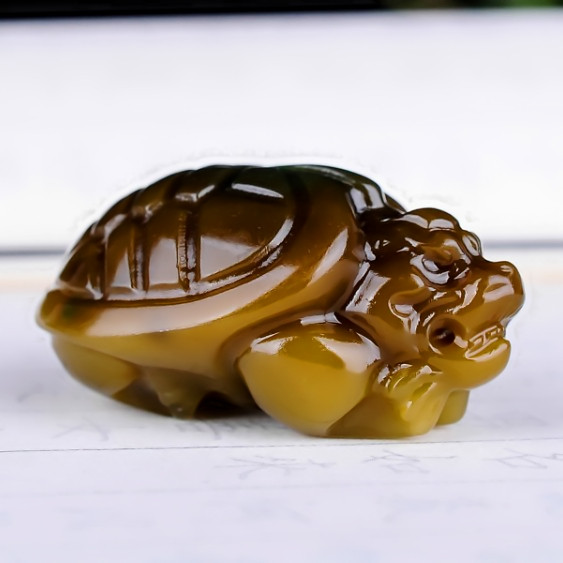 天然新疆和田玉糖玉籽料龙龟手把件龙头龟把玩件玉石长寿龟挂件,珠宝/钻石/翡翠,手饰,淘宝优惠券,粉丝福利购,淘宝优惠卷