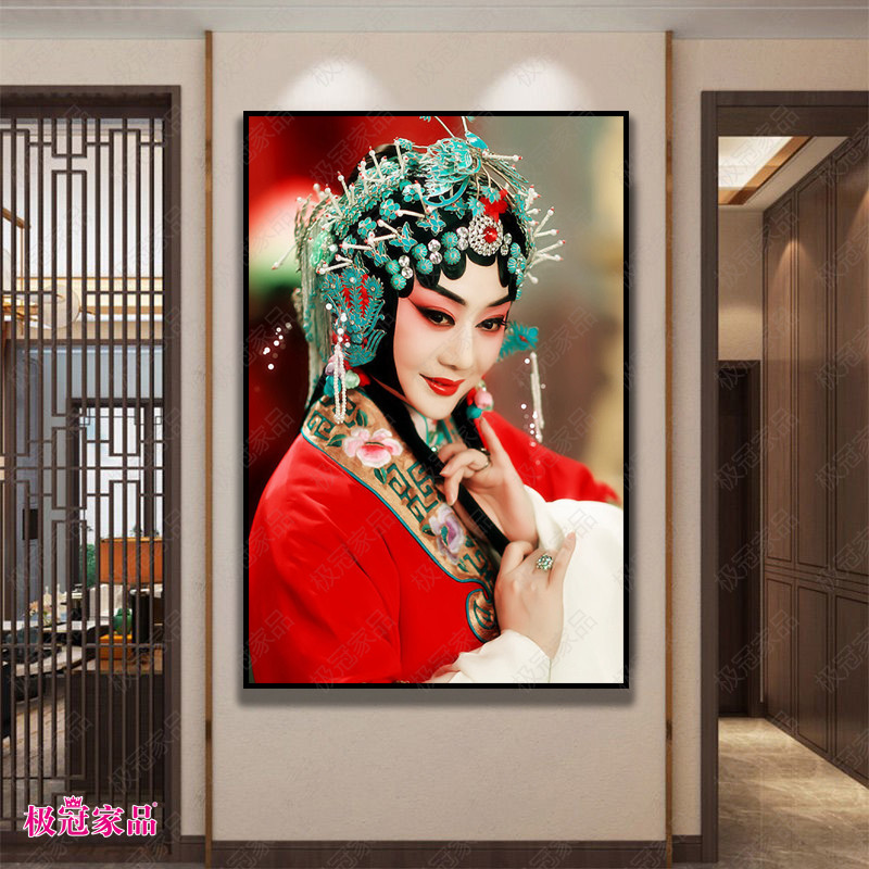 极冠家品钻石画中国风花旦