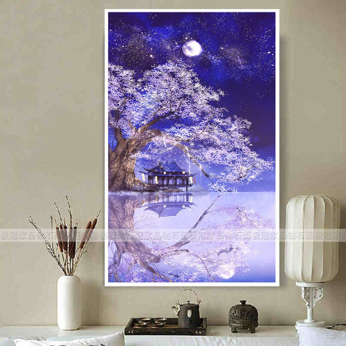 唯美风景钻石画满钻极冠家品