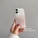 BananaCase温柔夕粉色渐变晕染锡纸纹适用iphone17promax手机壳15pro苹果14pro磨砂16promax简约13保护套硬壳