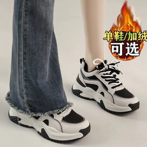 绑带舒适百搭老爹鞋女休闲跑步鞋