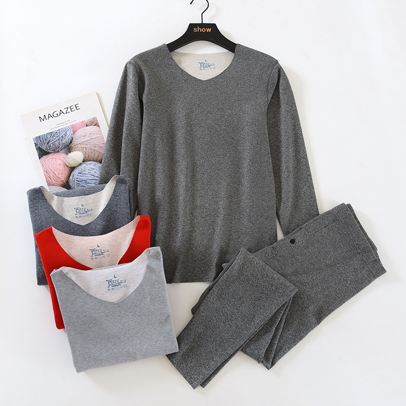 男士羊毛蚕丝德绒保暖内衣