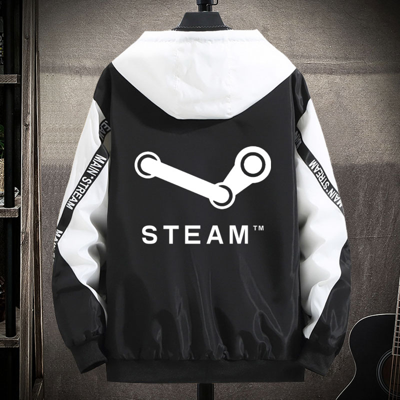 steam同款外套周边卫裤蒸汽电竞98k战队刺激战场吃鸡夹克秋冬衣服