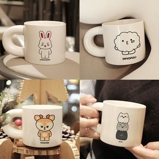 seventeen周边miniteen公仔svt可爱马克杯陶瓷办公室咖啡杯胖胖杯