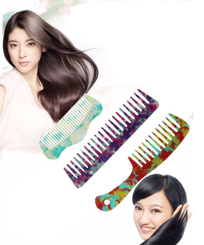 女家用大齿防静电发梳