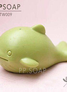PPSOAP原创设计硅胶模 食品级烘焙模 手工皂模具  TW009 鲸鱼