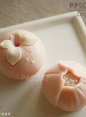 硅胶模食品级 和果子模 花模 蜡烛模 PPSOAP原创设计CA026