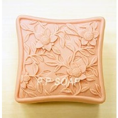PPSOAP原创设计食品级硅胶模 手工皂 烘焙模具 TD004 花开纳福