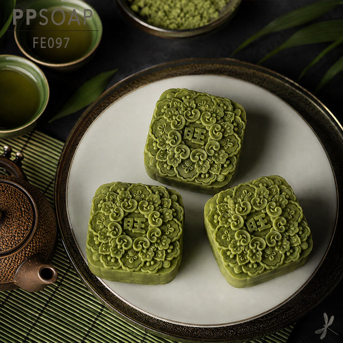 PPSOAP硅胶手工皂模具香皂蜡烛石膏食品烘焙月饼模 DIY材料 FE097