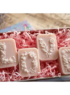 PPSOAP原创设计手工皂模具肥皂 食品级烘焙硅胶模 TH057一模四穴