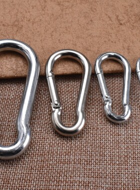 黑色弹簧扣保险扣吊链链接扣镀锌吊链活扣/保险扣登山扣