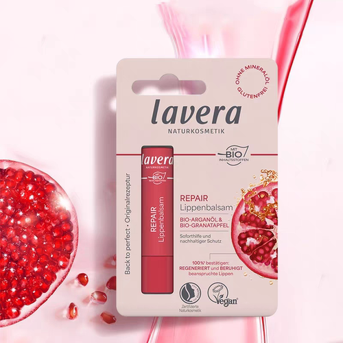 现货 德国lavera拉薇有机红石榴润唇膏保湿滋润