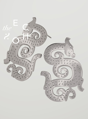 theECHO唤应「龙女」可水洗不变色发黑ins 超轻 耳环耳饰 女