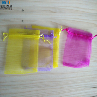 硅胶干燥剂 变色硅胶分装袋雪沙袋糖果首饰透明礼品袋束口小袋子