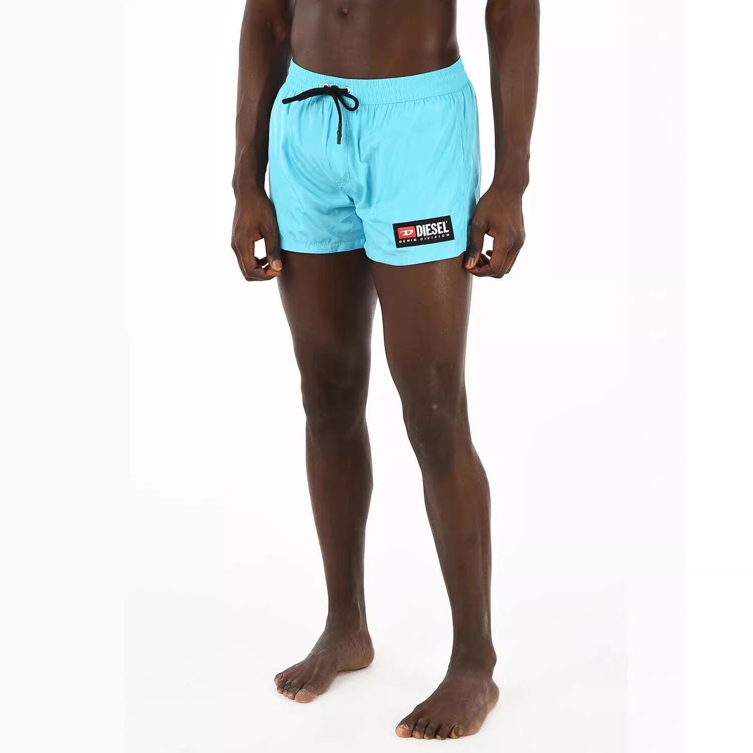 D意大利运动街头潮牌男装欧美男士健身游泳沙滩短裤热裤出口小众