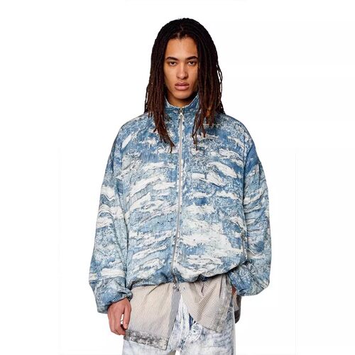 街头潮牌男女印花宽松夹克外套