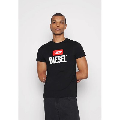 修身纯棉印花T恤男装短袖