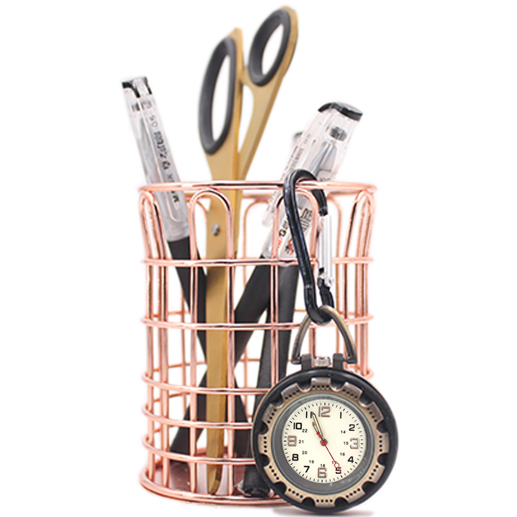 口袋便携石英超强夜光登山扣表