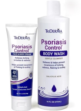 TriDerma Psoriasis Control Cream and Body Wash