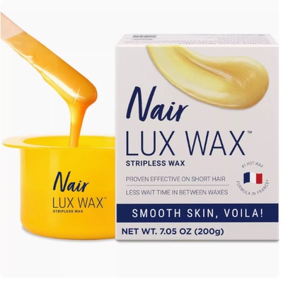 Nair Lux Wax, Microwaveable Hot Waxing Kit for Women, Stripl