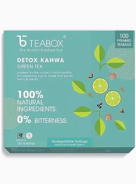 Teabox Premium Detox Green Tea With Traditional Indian He