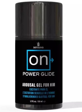 On Power Glide for Him, Stimulating Arousal Gel for Men,
