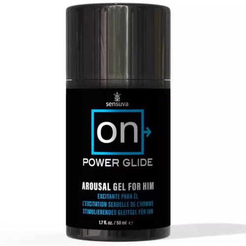 On Power Glide for Him, Stimulating Arousal Gel for Men,