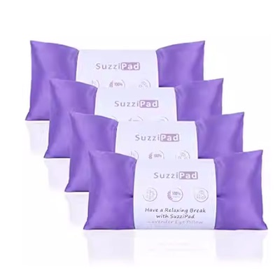 SuzziPad Lavender Eye Pillows for Relaxation with Aromath