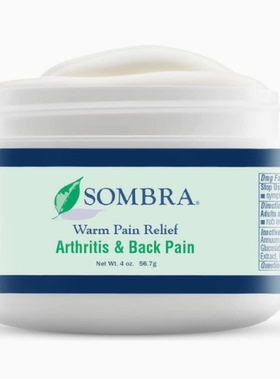 美国代购Sombra Warm Pain Relief Gel, Warm Relief for Arthrit