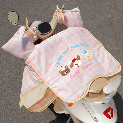 电动车挡风被双面防水2025新款冬防寒御寒加宽加大加厚防风防雨