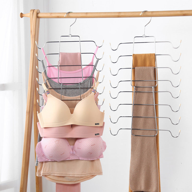 内衣收纳神器 挂式 文胸衣架 胸罩挂钩吊带背心连衣裙多层晾衣架