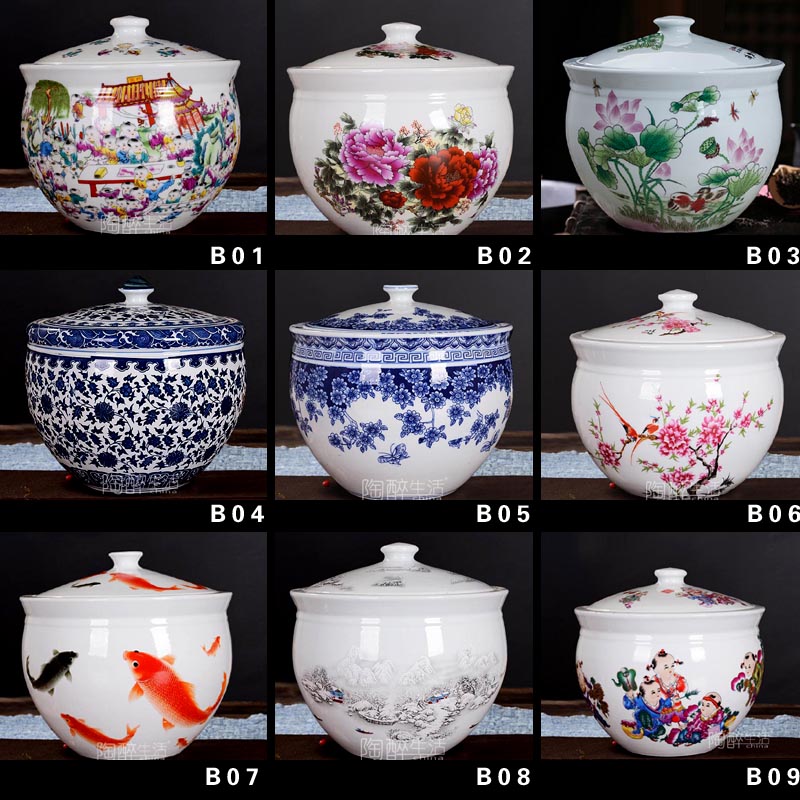 景德镇陶瓷器零食茶叶罐