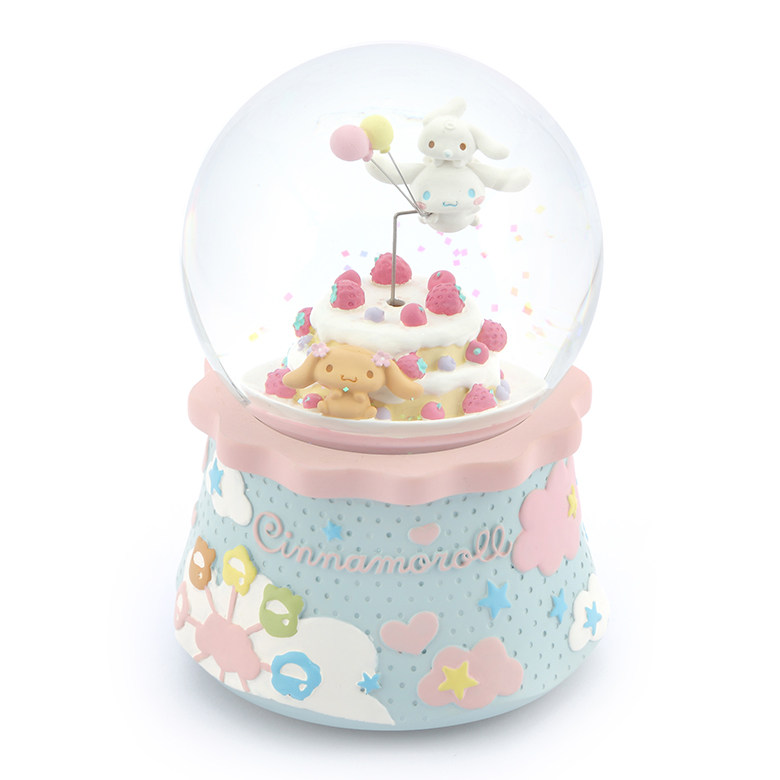 [생일 선물] 파브르 박물관 큰 귀 개 케이크 크리스탈 볼 뮤직 박스 소녀와 어린이를 위한 선물
