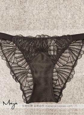 【黑标系列】CK内衣24春夏新款女士性感蕾丝比基尼内裤QF7760AD