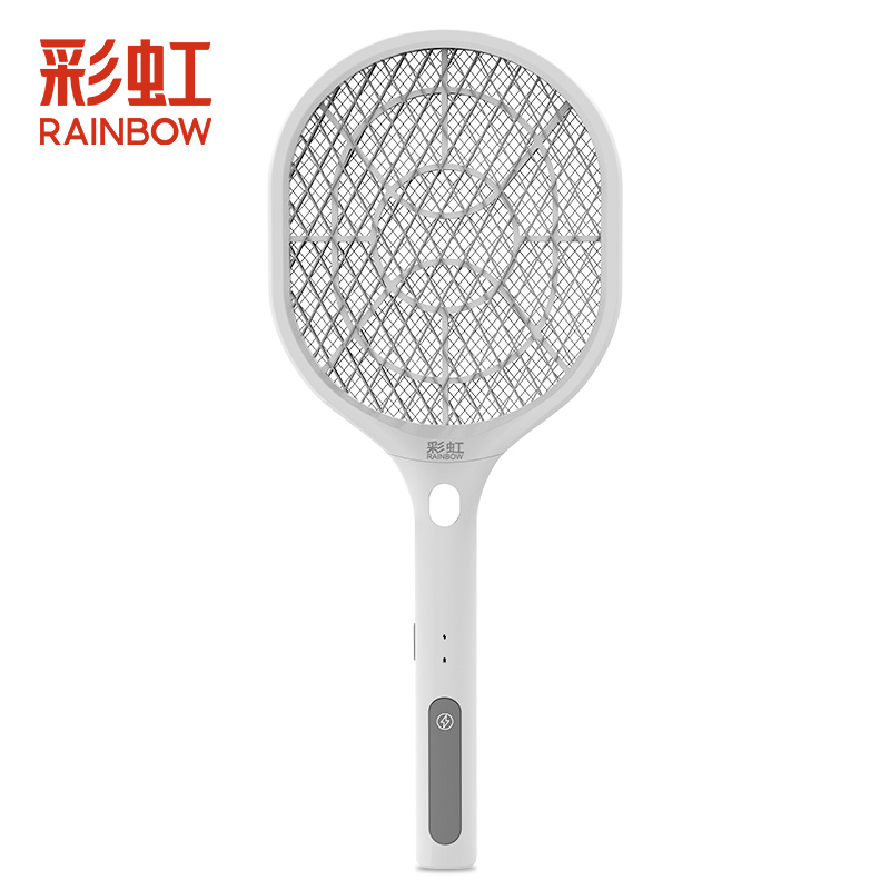 彩虹电蚊拍充电式家用强力苍蝇蚊子拍驱灭蚊灯大电量锂电池神器
