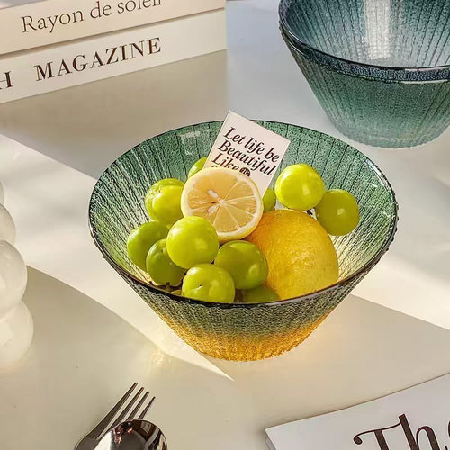 玻璃碗ins风冰丝碗吃饭沙拉汤碗