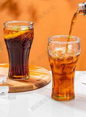 玻璃杯家用喝水杯可乐饮料啤酒杯