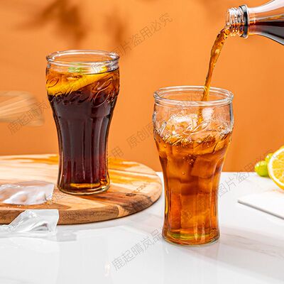 玻璃杯家用喝水杯可乐饮料啤酒杯