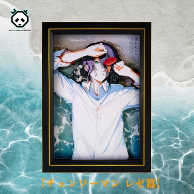 链锯人蕾塞篇ChainsawMan电锯人Reze电次玛奇玛帕瓦手工立体挂画