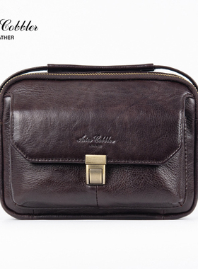 男士真皮包包2025新款商务手提斜挎包休闲单肩包高档潮流手机腰包